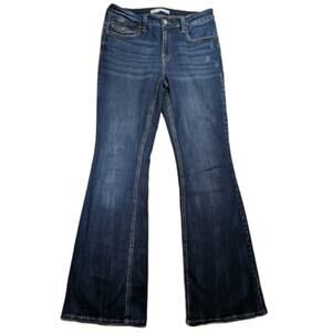 KanCan Estilo Bootcut Flare Jeans Women's 29 Medium Wash Stretch Denim